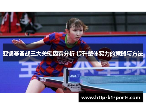 亚锦赛备战三大关键因素分析 提升整体实力的策略与方法