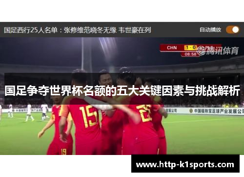 国足争夺世界杯名额的五大关键因素与挑战解析
